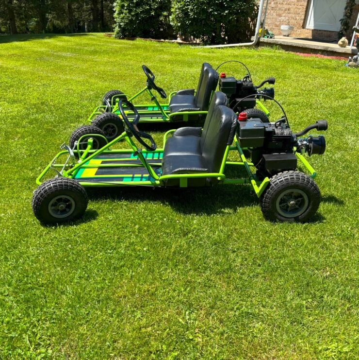 Sears Lime Limo Vintage Go-Kart 6