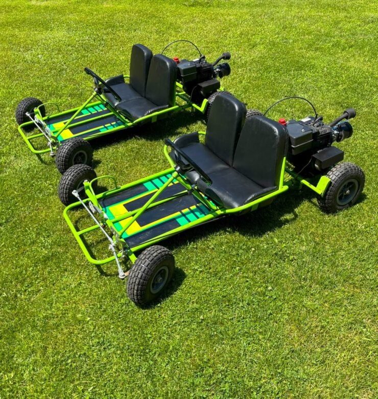 Sears Lime Limo Vintage Go-Kart 7