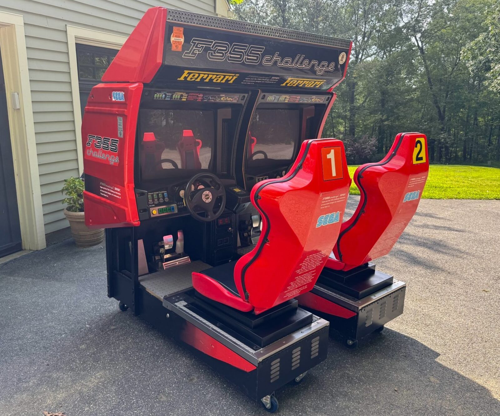 Sega Ferrari F355 Challenge Arcade Game
