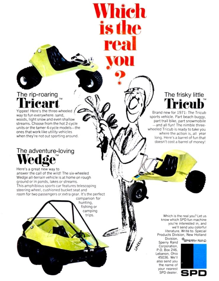 Sperry‑Rand Tricart Vintage Ad