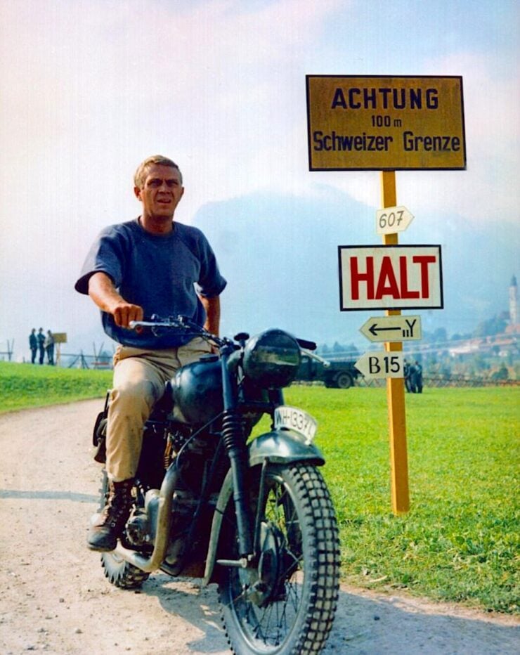 Steve McQueen - The Great Escape - Motorcycle