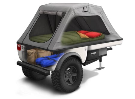 Tentrax Ascend Cutaway Illustration Camping Trailer