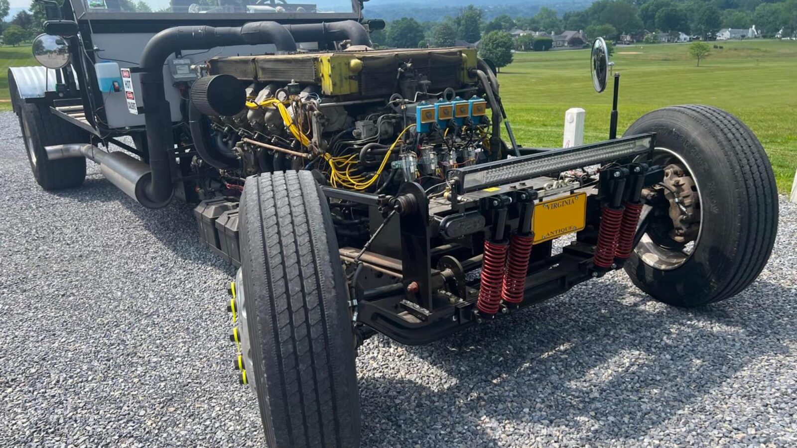 A 29.3 Liter V12 Patton Tank Engine-Powered Roadster