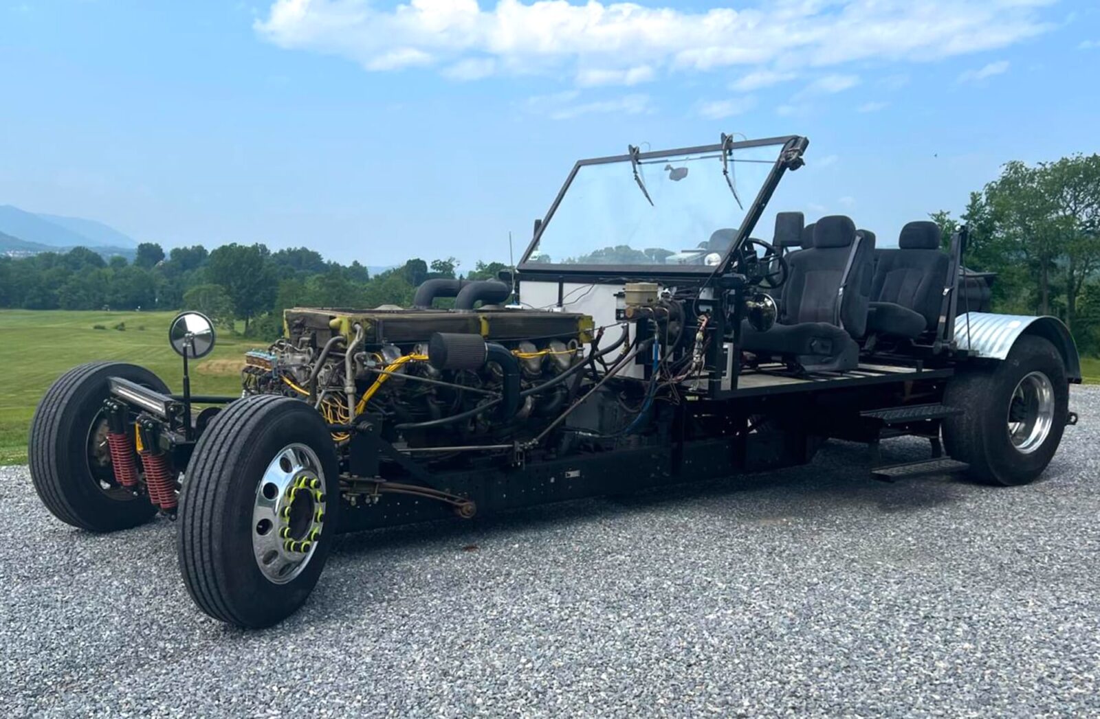 V12 Patton Tank Engine Powered Roadster
