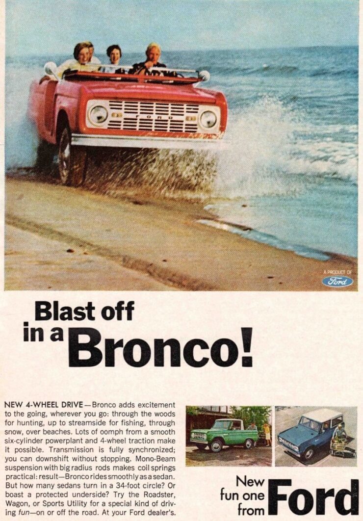 Vintage Ford Bronco Ad