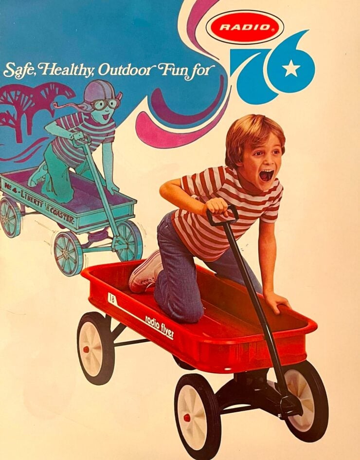 Vintage Radio Flyer Wagon Ad