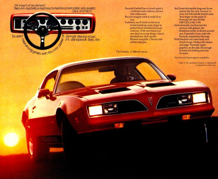 1977 Pontiac Firebird Trans Am Vintage Ad