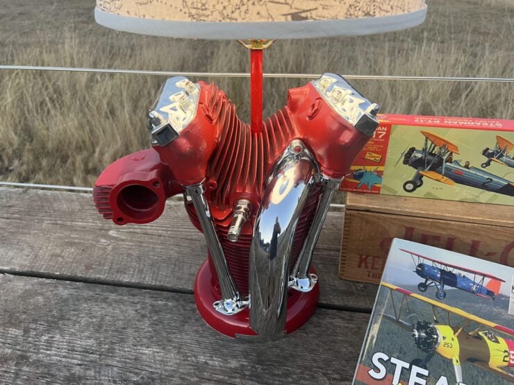 Boeing-Stearman PT-17 Engine Cylinder Lamp 6