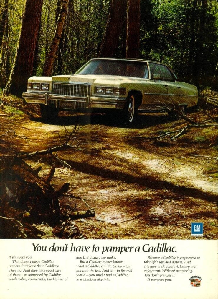 Cadillac Coupe DeVille Vintage Ad
