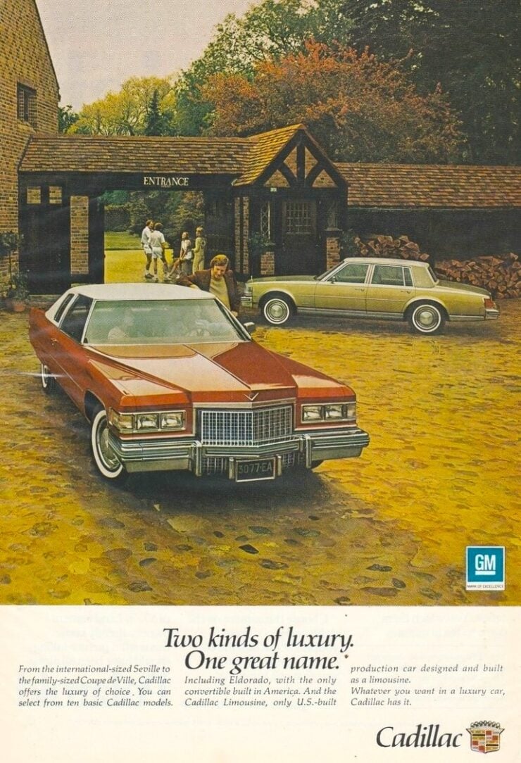 Cadillac Coupe DeVille Vintage Advertisement