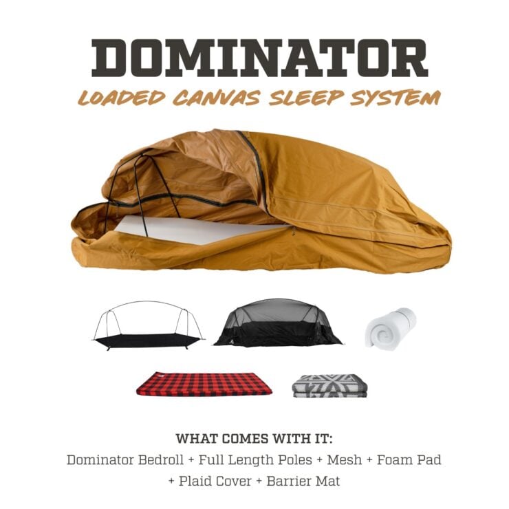 Canvas Cutter Dominator Canvas Sleep System Main