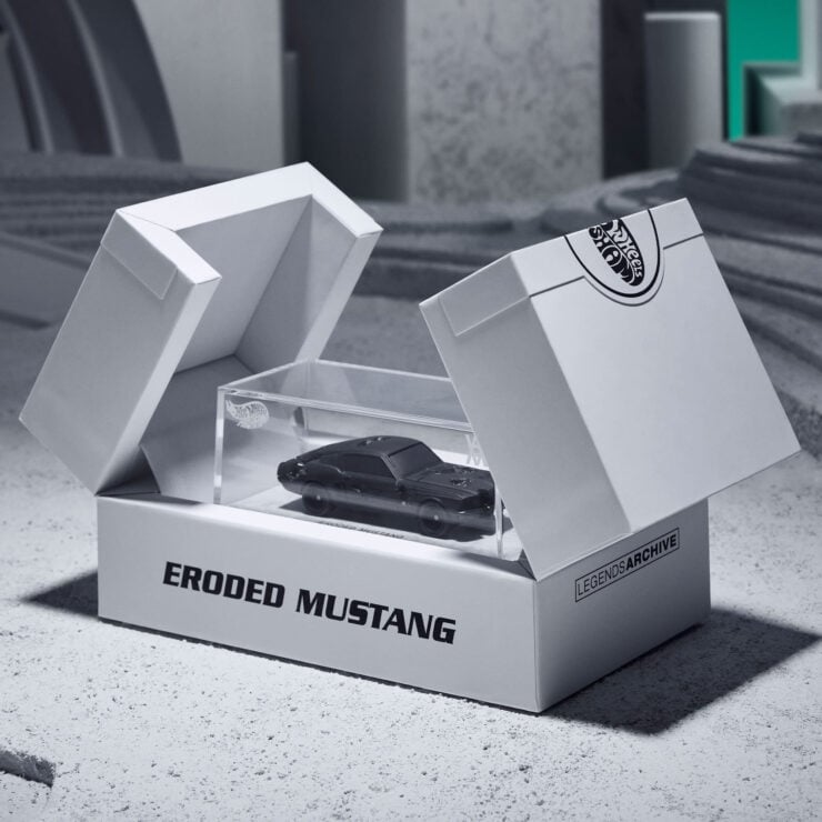 Eroded Ford Mustang By Hot Wheels x Daniel Arsham 9