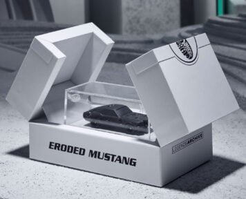 Eroded Ford Mustang By Hot Wheels x Daniel Arsham 9