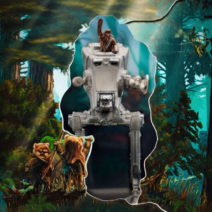 Hot Wheels AT-ST Chewbacca Star Wars 6