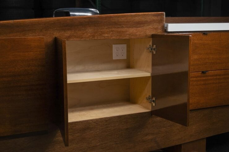 Mahogany Chris-Craft Boat Bar 18