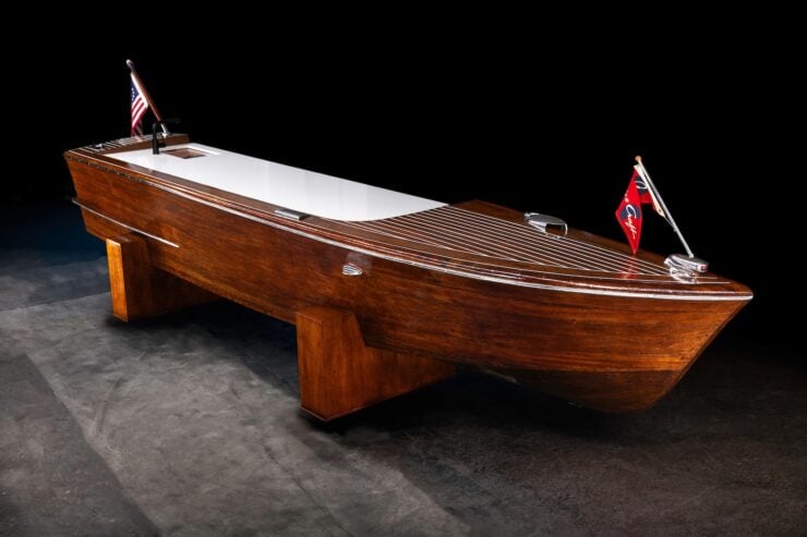 Mahogany Chris-Craft Boat Bar 2
