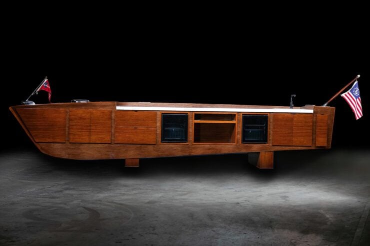 Mahogany Chris-Craft Boat Bar 3