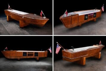 Mahogany Chris-Craft Boat Bar