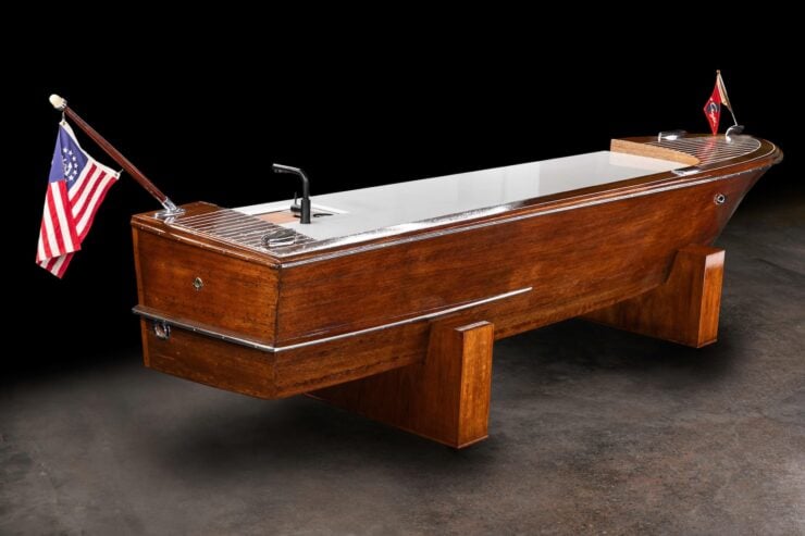 Mahogany Chris-Craft Boat Bar 4