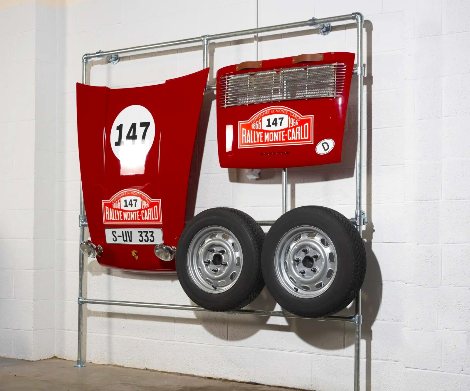 Porsche 911 Monte Carlo Rally Kit Display