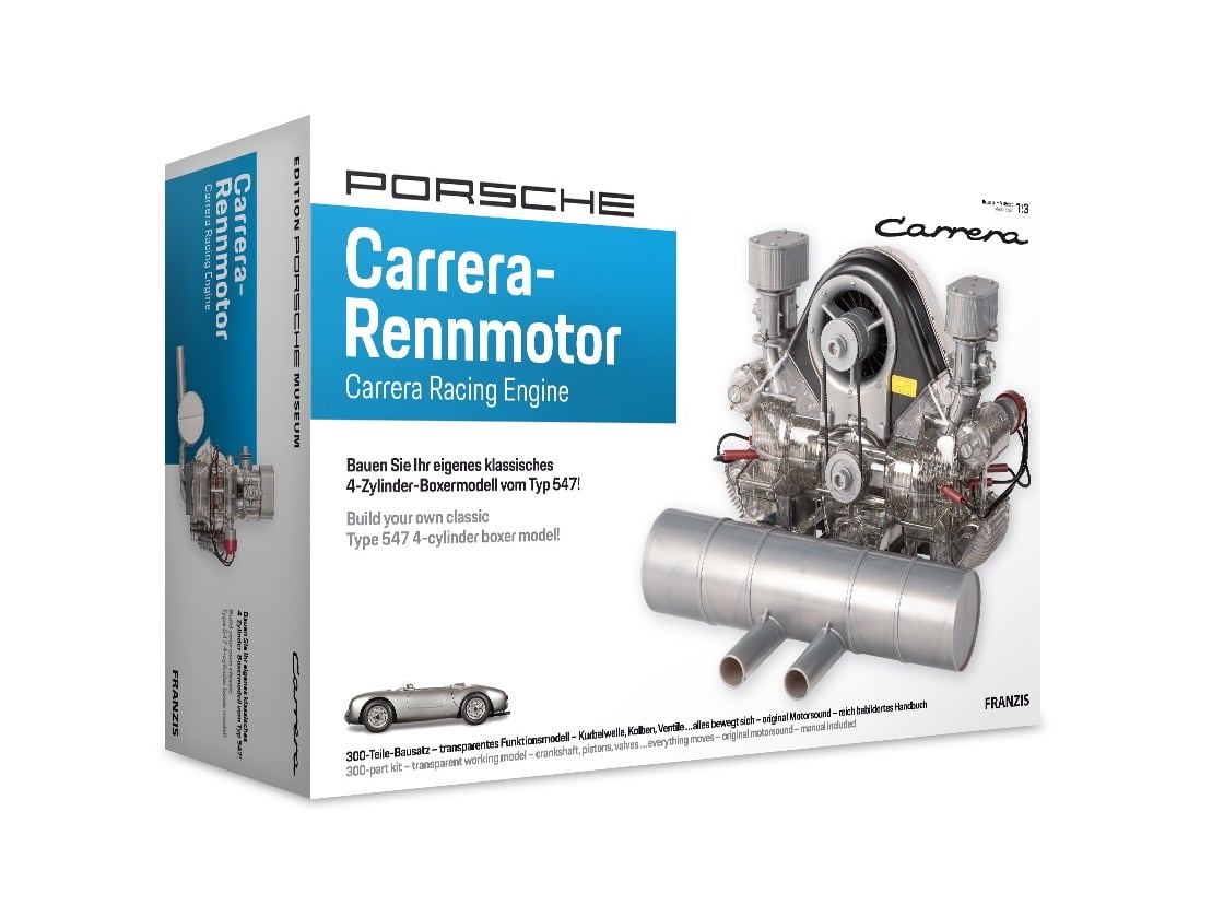 Porsche Carrera Racing Engine Model