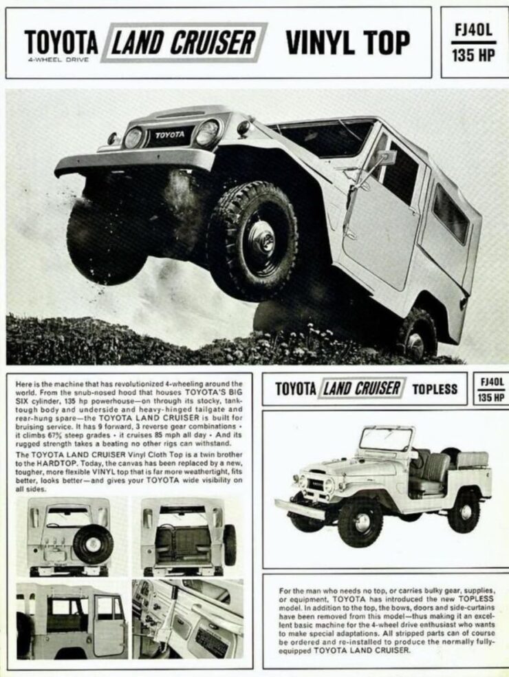 Toyota Land Cruiser FJ40 Vintage Ad
