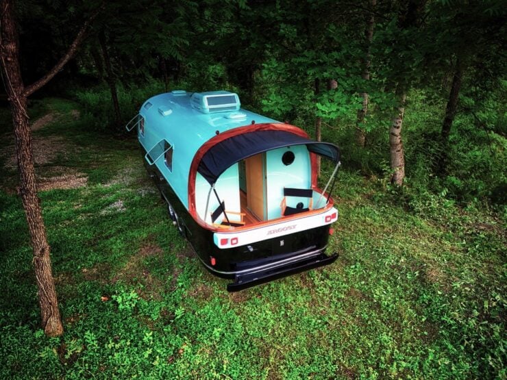 Airstream Argosy Aft Deck Vintage Camper Trailer 15