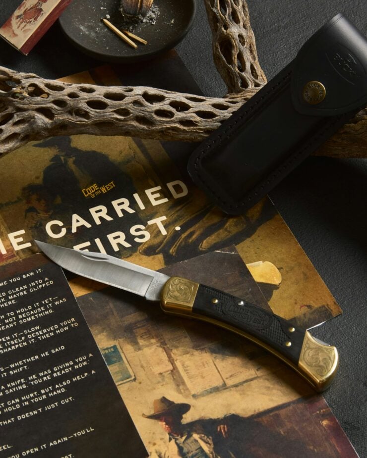 Buck Knives x Code of the West 110 Folding Hunter Knife 6