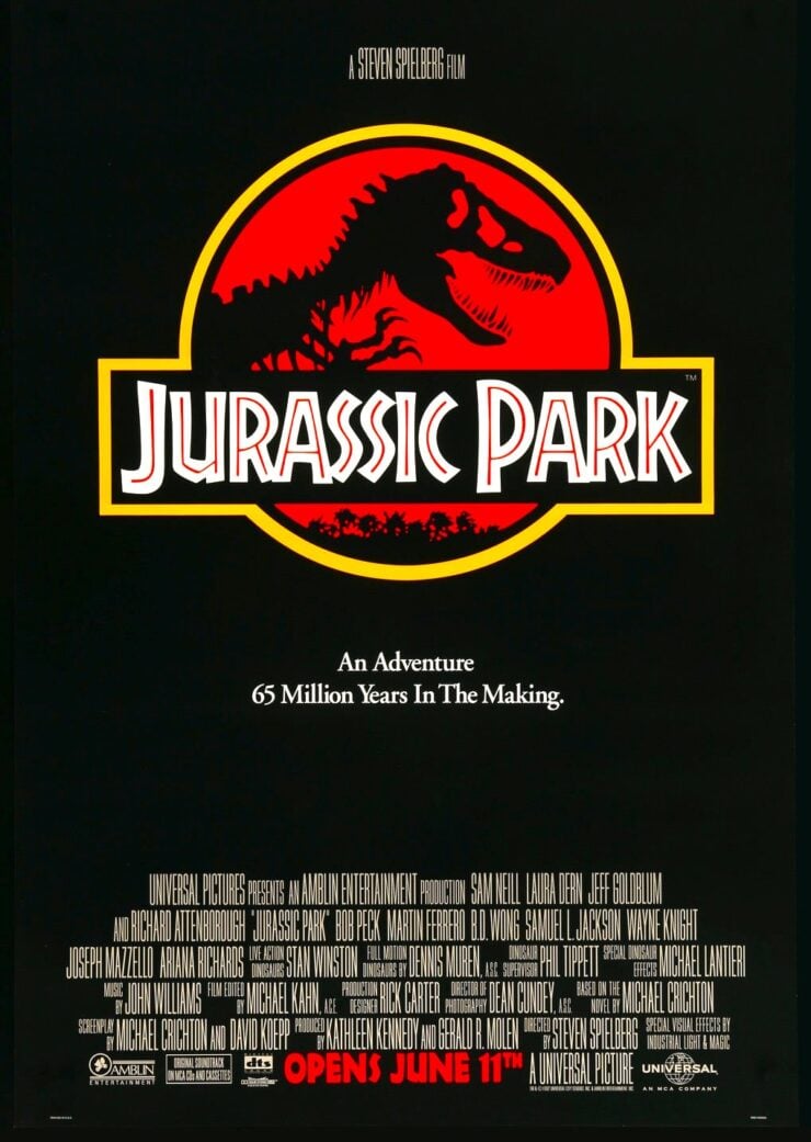 Jurassic Park Original Movie Poster