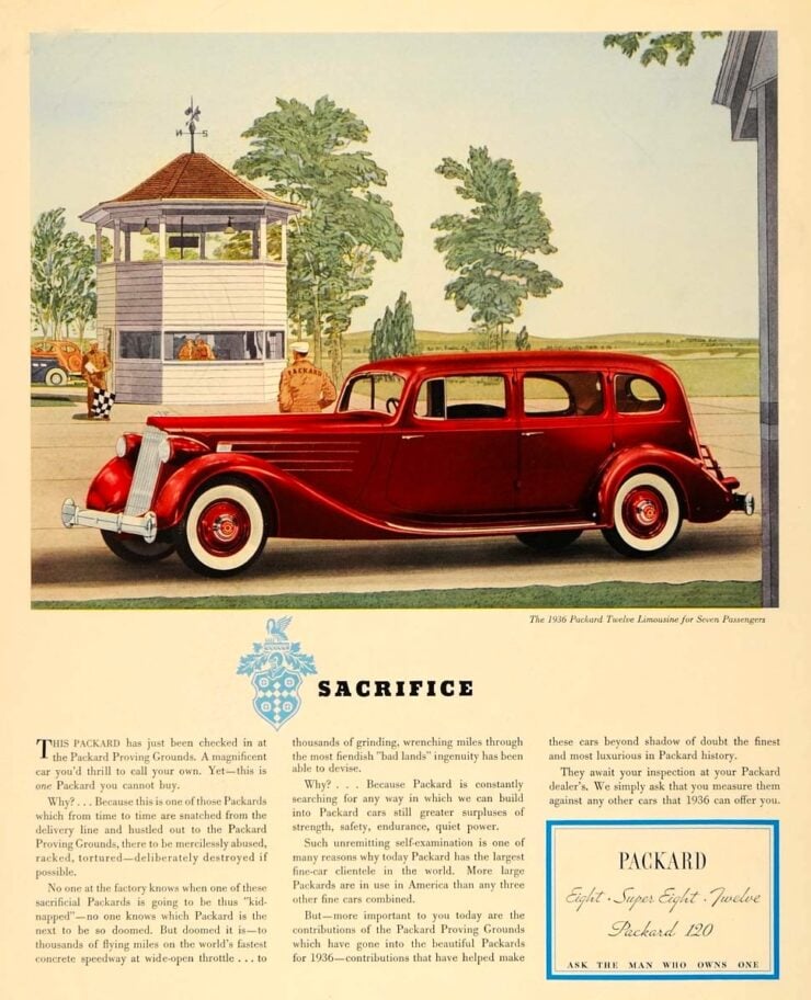 Packard Twelve Vintage Ad