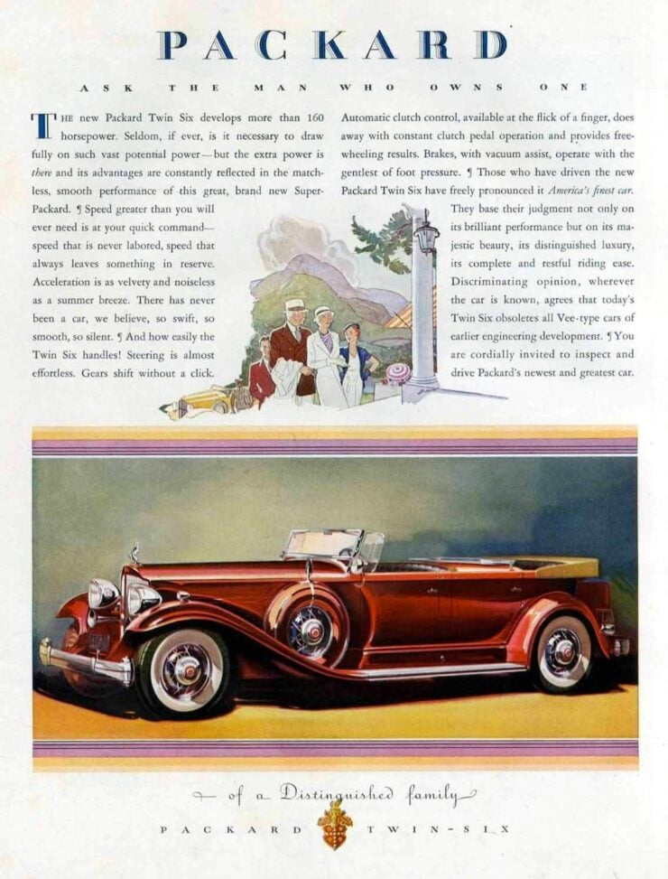 Packard Twelve Vintage Advertisement
