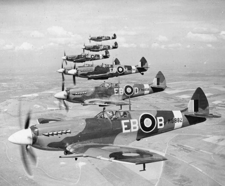 Supermarine Spitfire F Mk XIIs of 41 Sqn