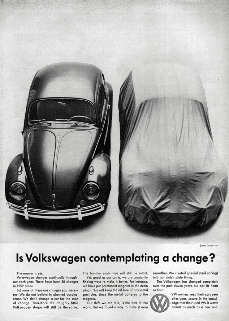 1959 Volkswagen Beetle Ad
