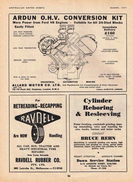 Ardun Heads Vintage Ad
