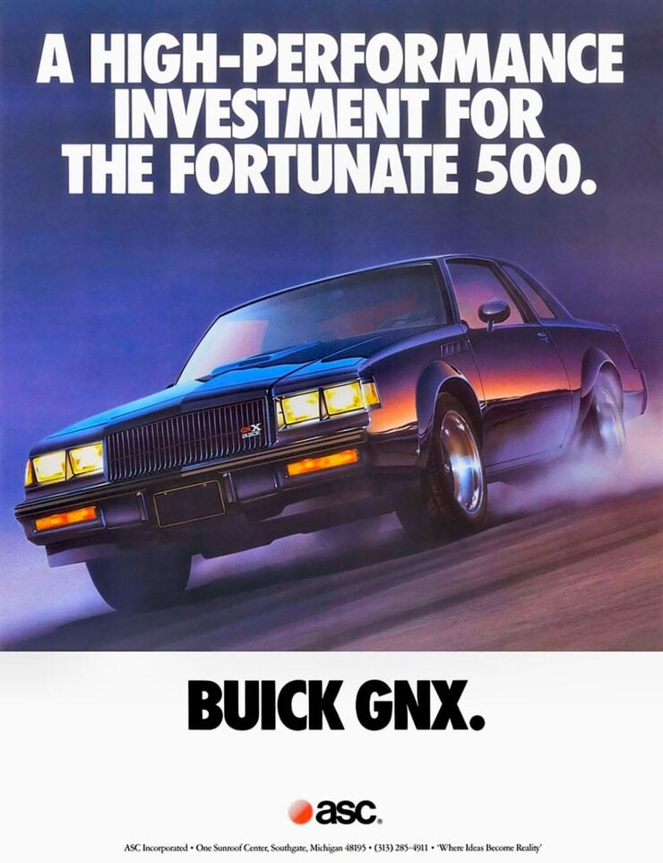 Buick GNX Vintage Ad