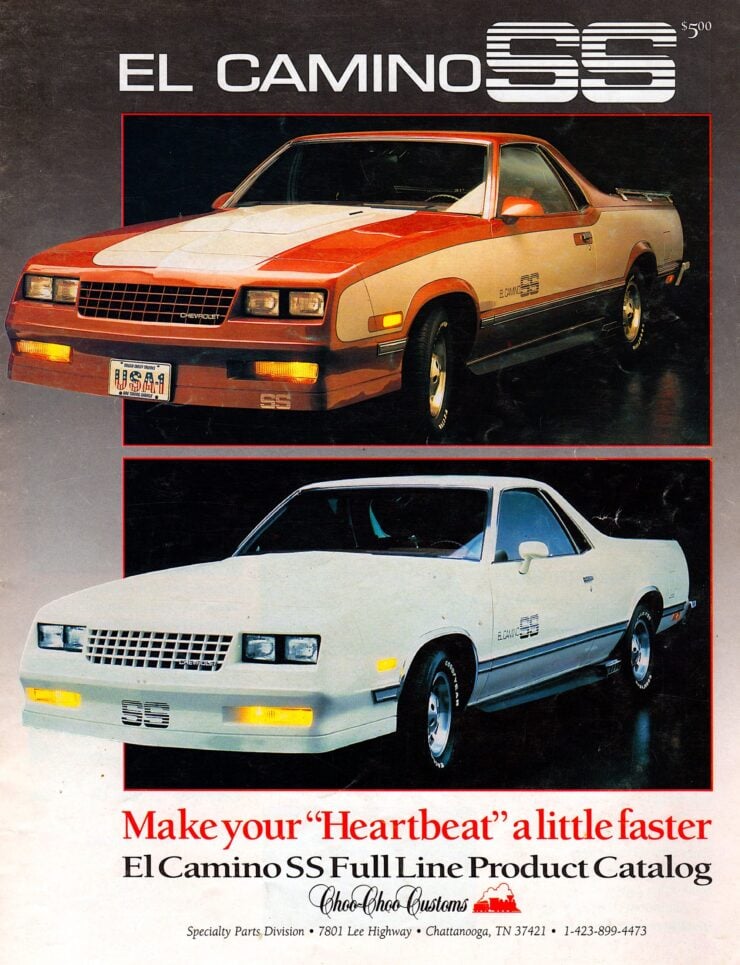 Chevrolet El Camino Choo Choo Conversion Brochure Catalogue