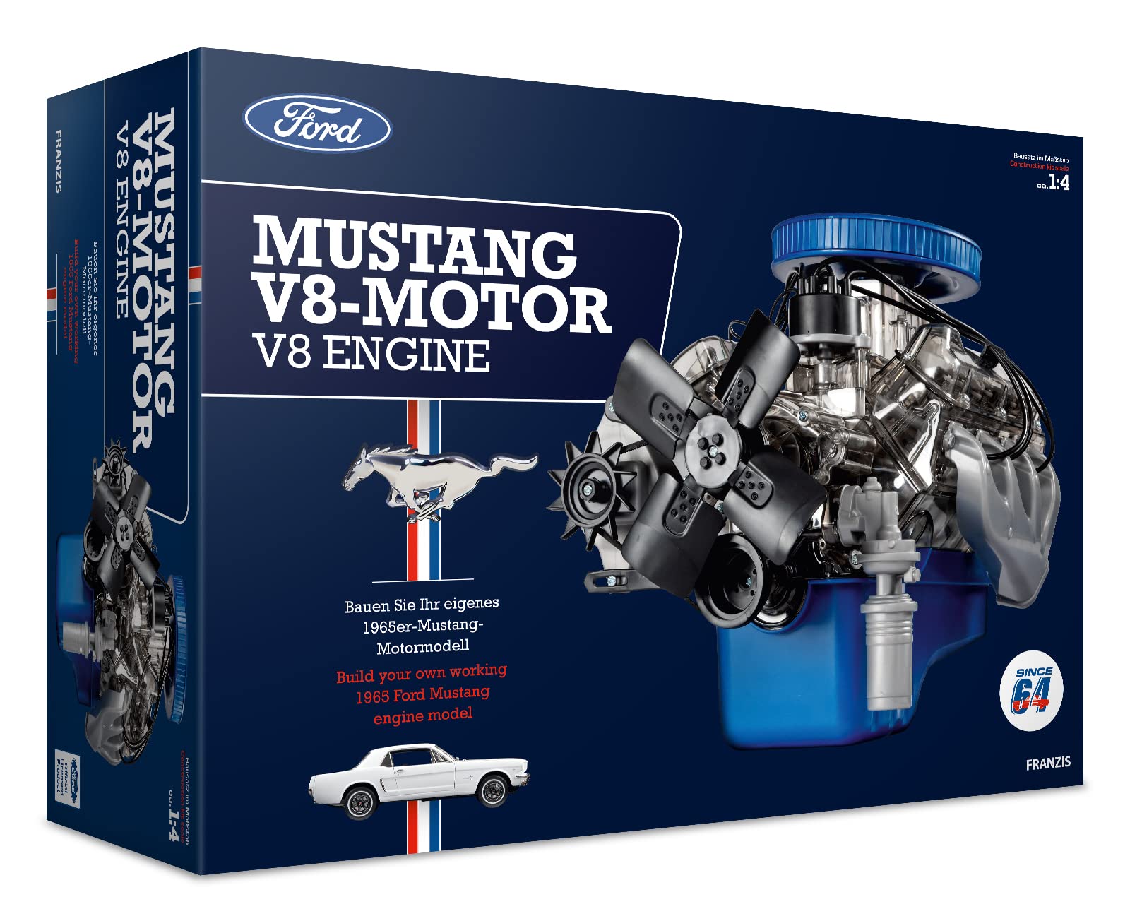 Ford Mustang K-Code 289 V8 Model Kit