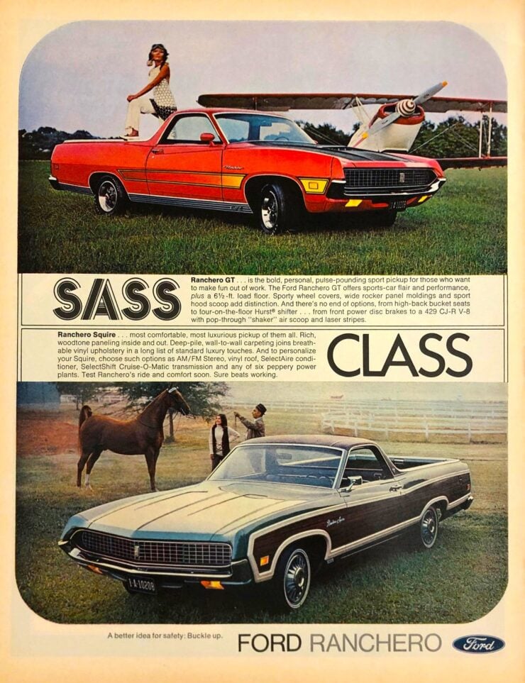 Ford Ranchero Vintage Ad