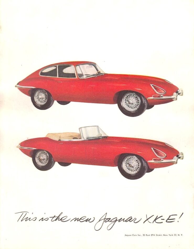 Jaguar E-Type Series 1 Vintage Ad