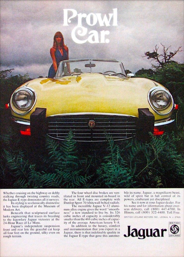 Jaguar E-Type Vintage Ad