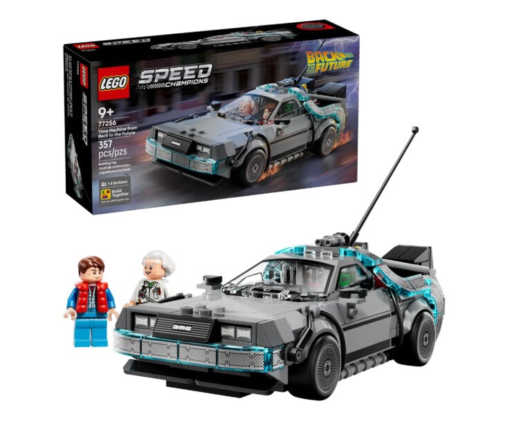 Lego Time Machine from Back to the Future 1