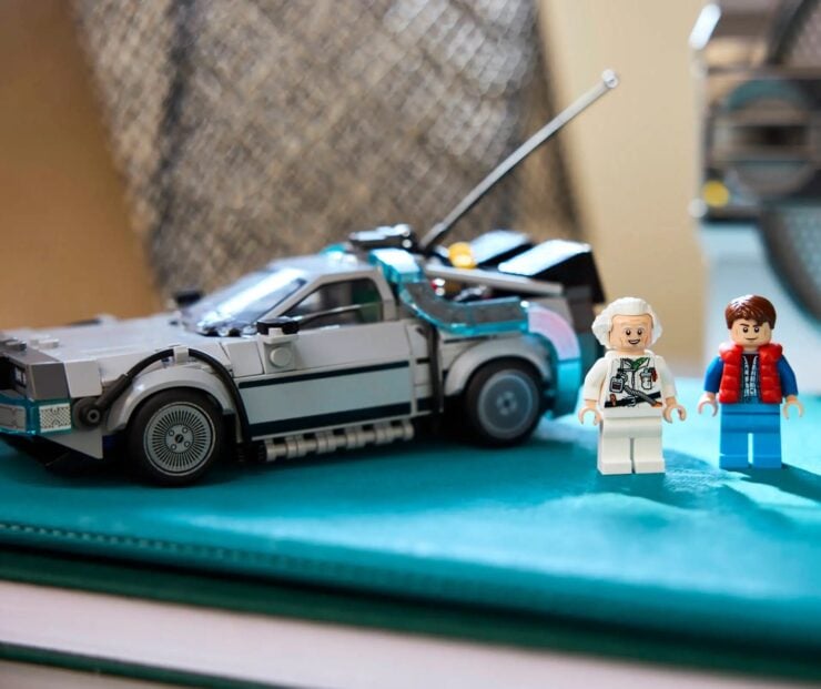 Lego Time Machine from Back to the Future 7
