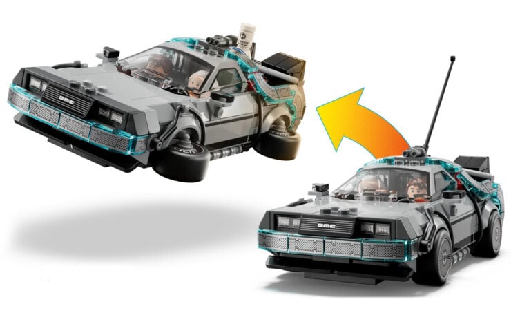 Lego Time Machine from Back to the Future 9