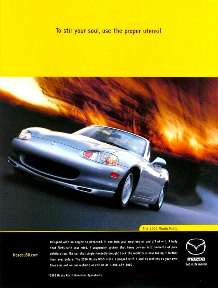 Mazda Miata NB Vintage Ad