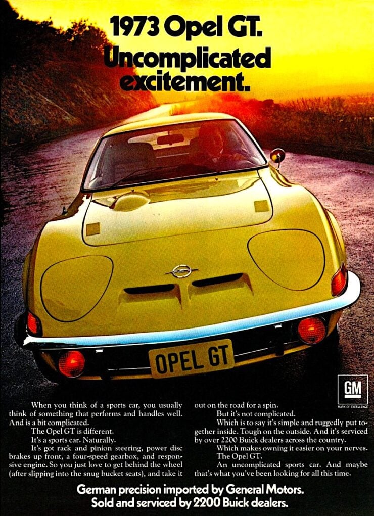 Opel GT Vintage Ad