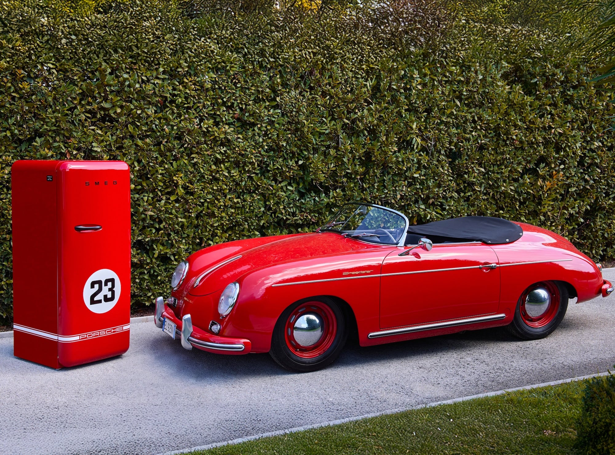 The New Porsche x Smeg Fridge 917 Salzburg