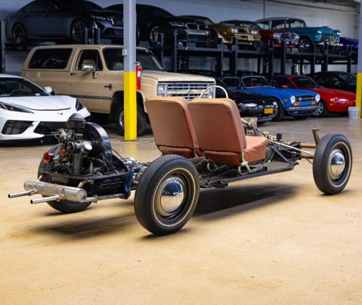 Rolling VW Beetle Chassis and Powertrain 3