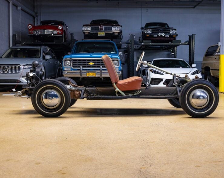 Rolling VW Beetle Chassis and Powertrain 4