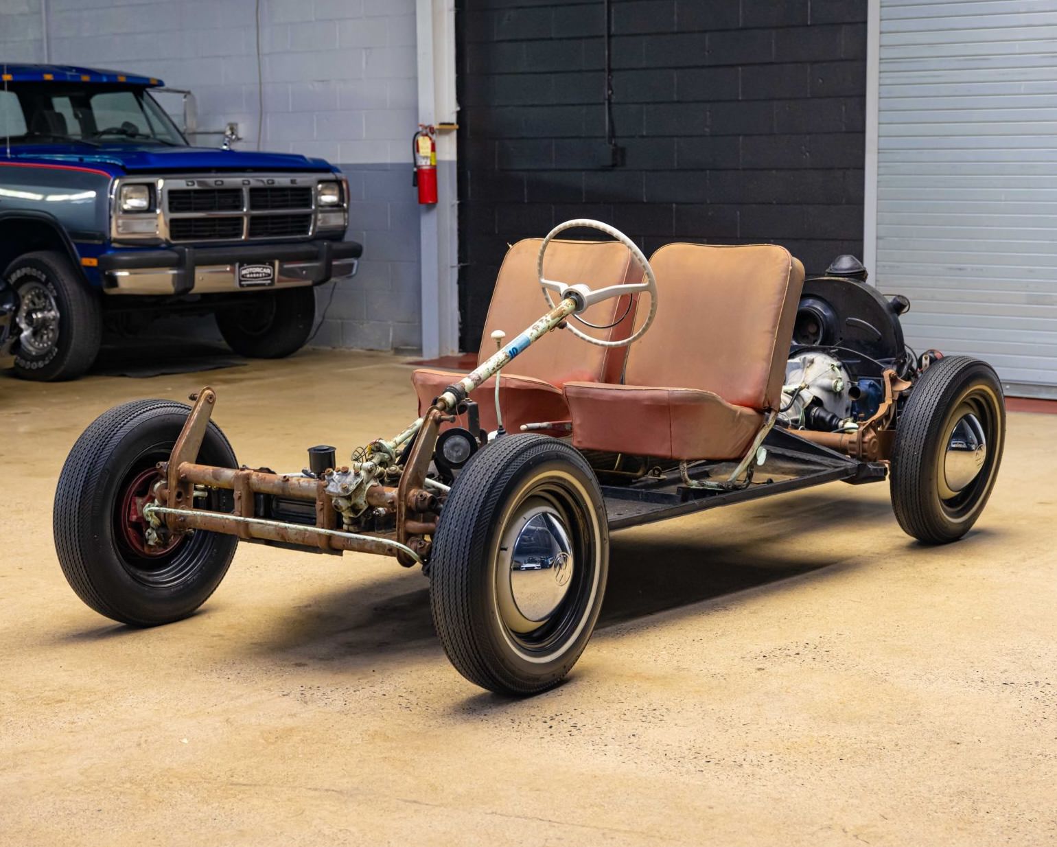 Rolling VW Beetle Chassis and Powertrain