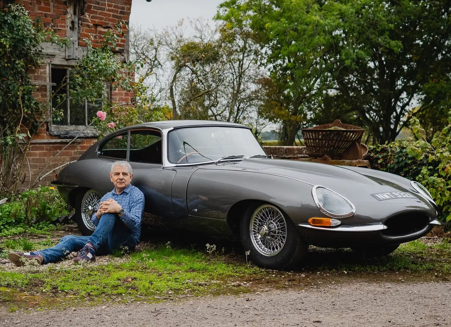 Rowan Atkinson Jaguar E-Type 1